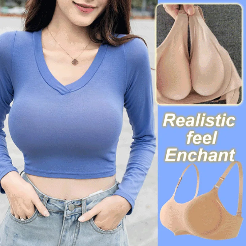 Female Anchor Fake Chest Bra