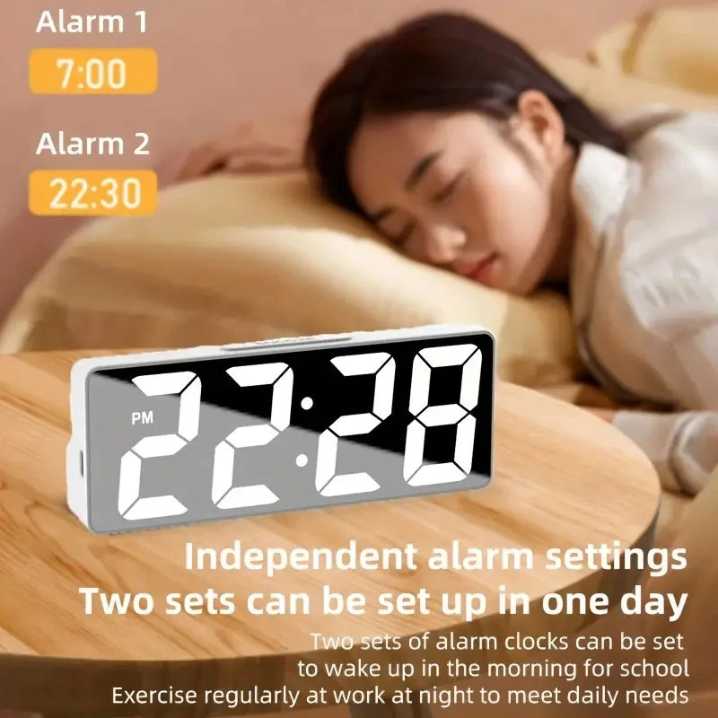 Digital LED Alarm Clock