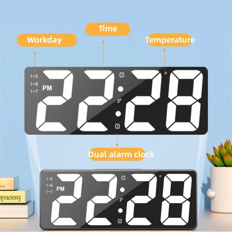 Digital LED Alarm Clock