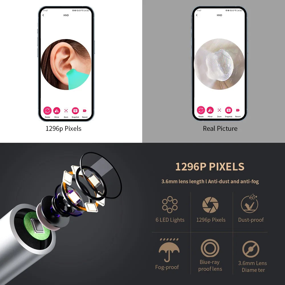 Smart Visual Ear Cleaner with Camera