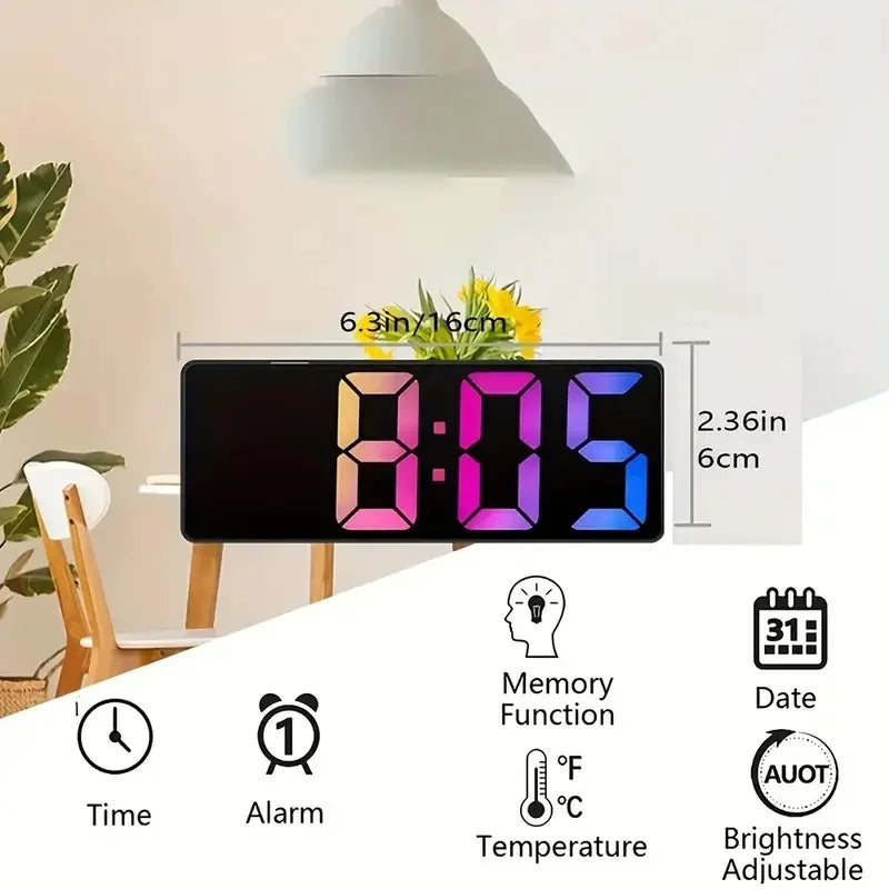 Digital LED Alarm Clock