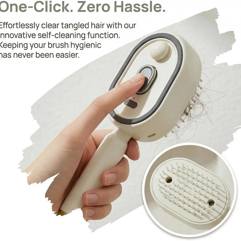 3 in 1 Self Cleaning Comb