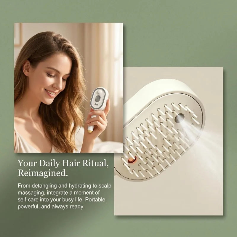 3 in 1 Self Cleaning Comb