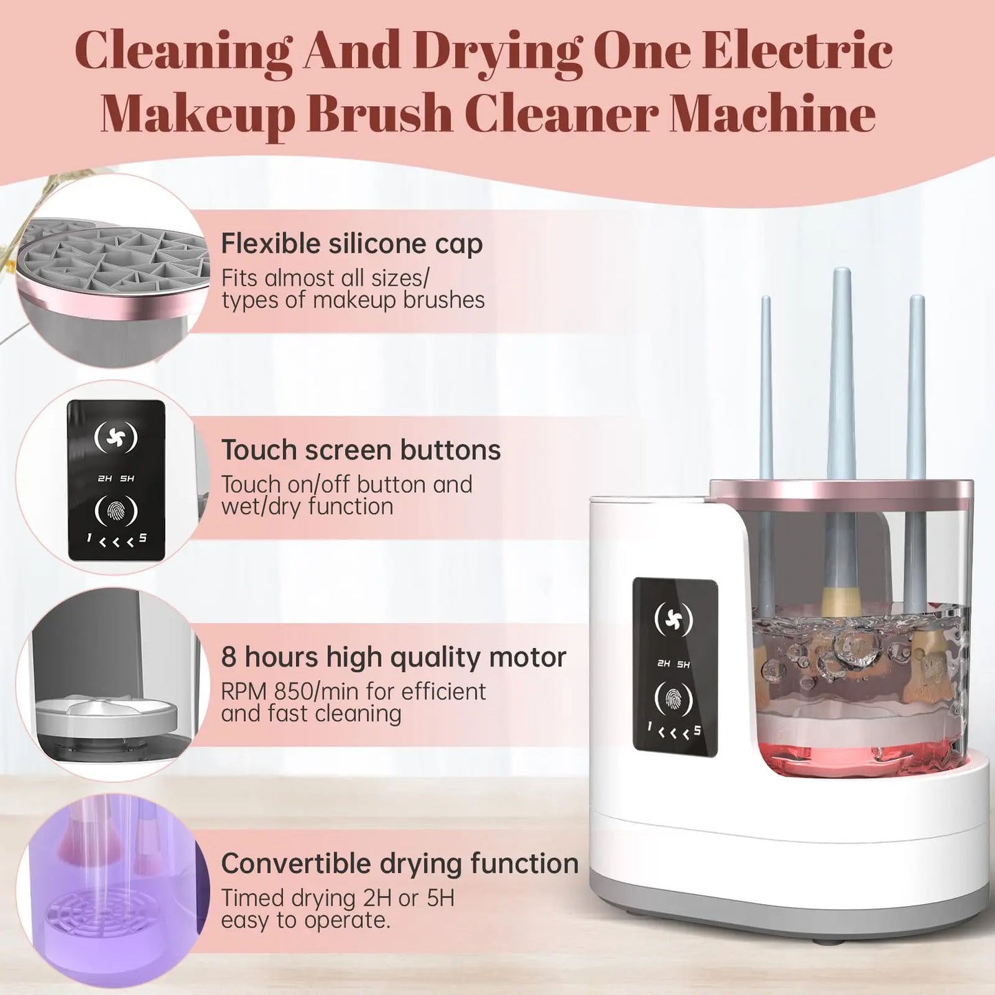 Makeup Brush Cleaner Machin