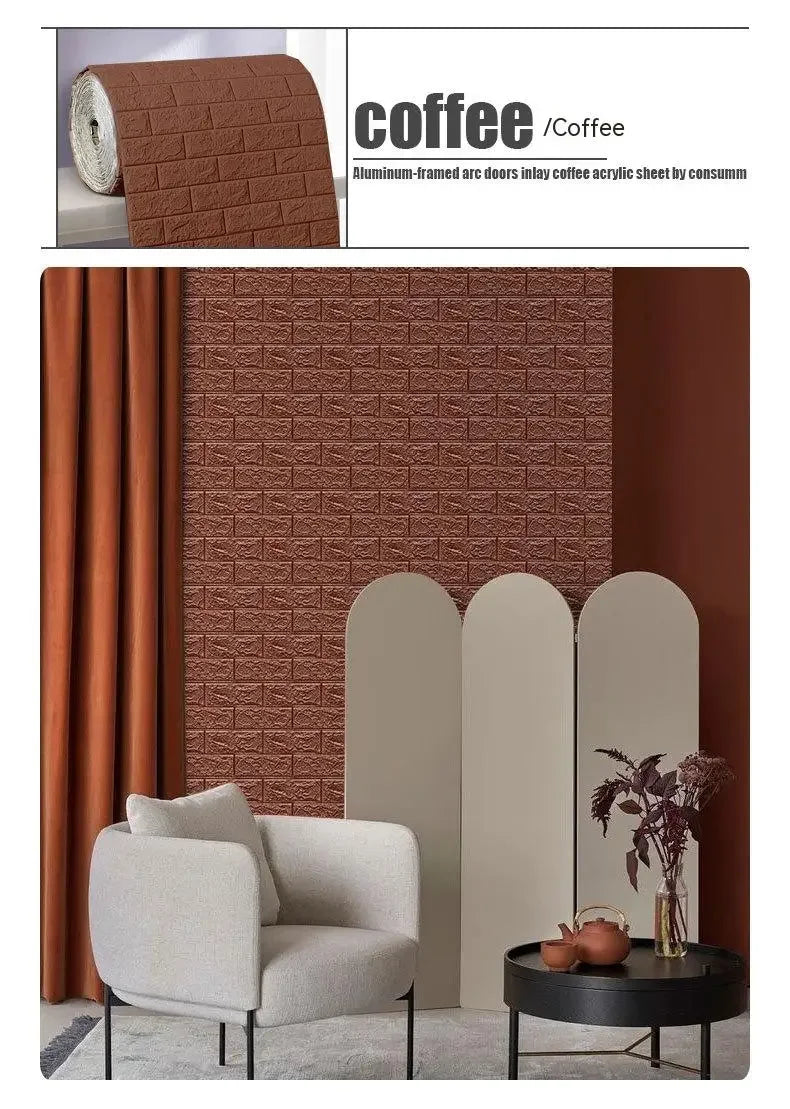 3D Brick Wall Sticker