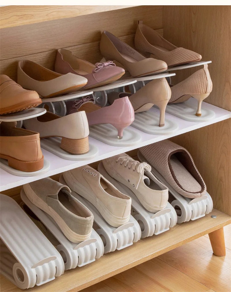 Adjustable Shoe Slots Organizer