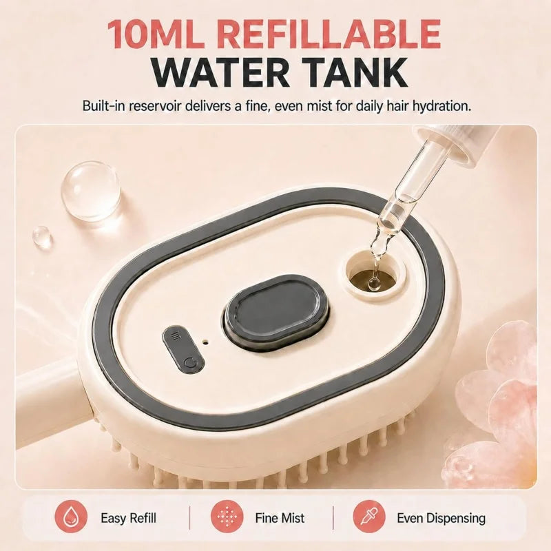 3 in 1 Self Cleaning Comb