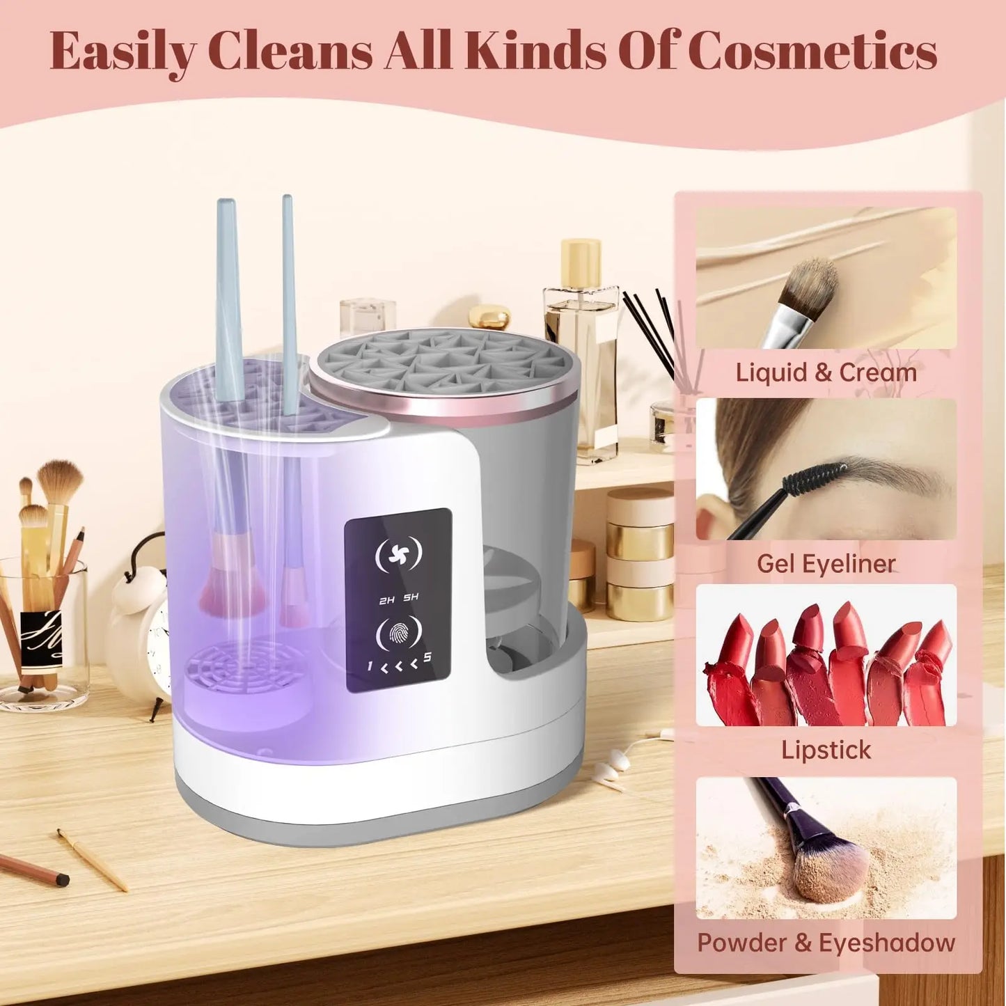 Makeup Brush Cleaner Machin