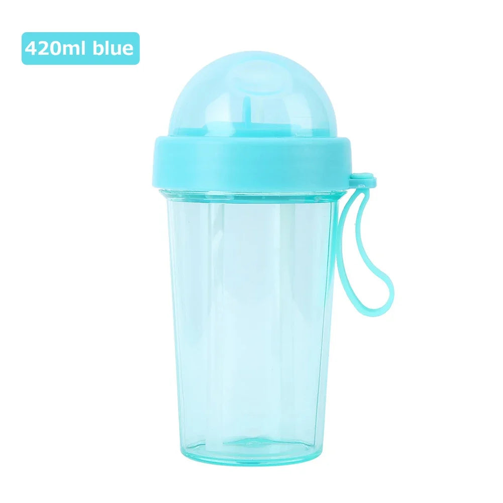 1PC Creative Simple Double Drinking Cup