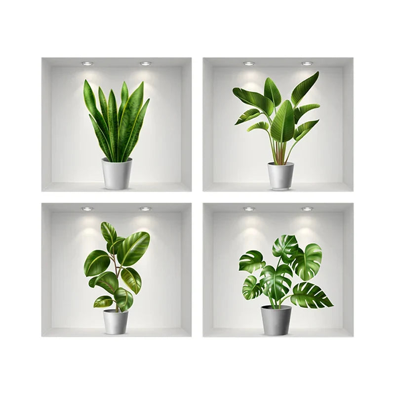 4 pcs Decorative Sticker