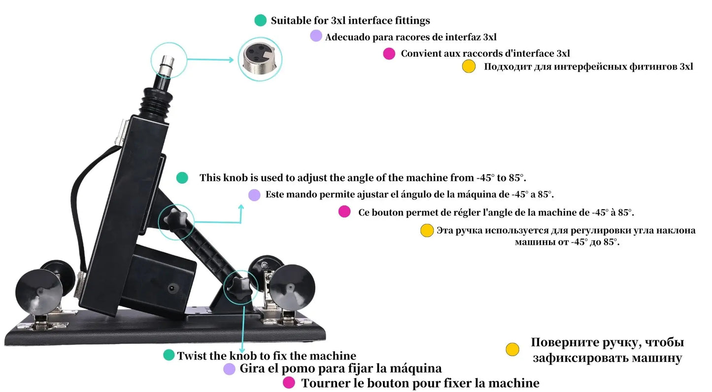 Adjustable Masturbating Pumping Gun for Women