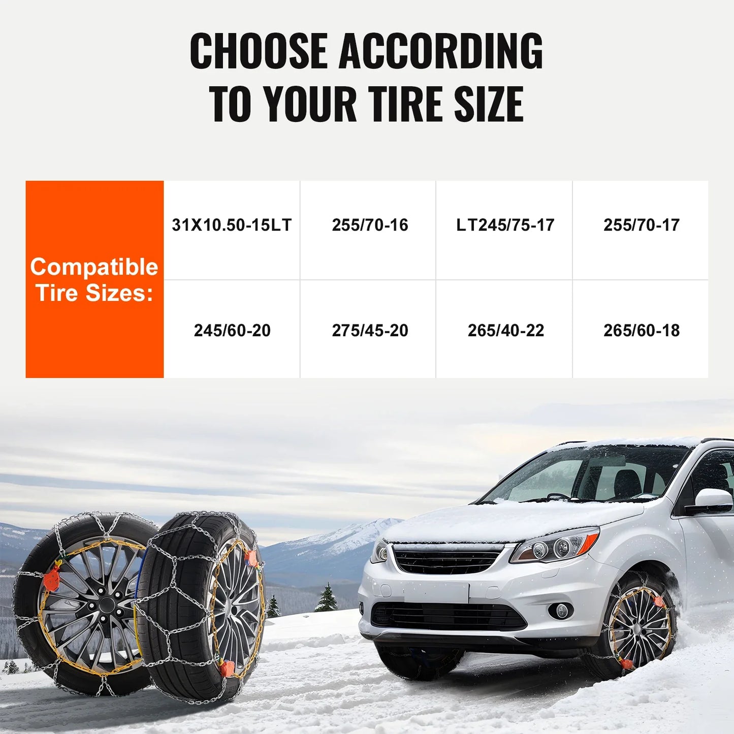 Auto Tightening Snow Chains