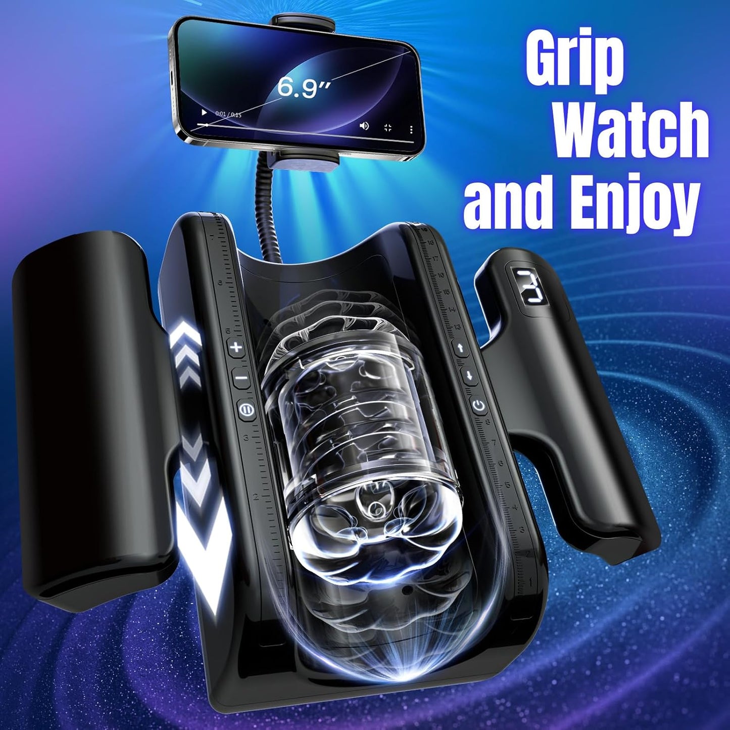Automatic Quickshot Male Masturbator Cup