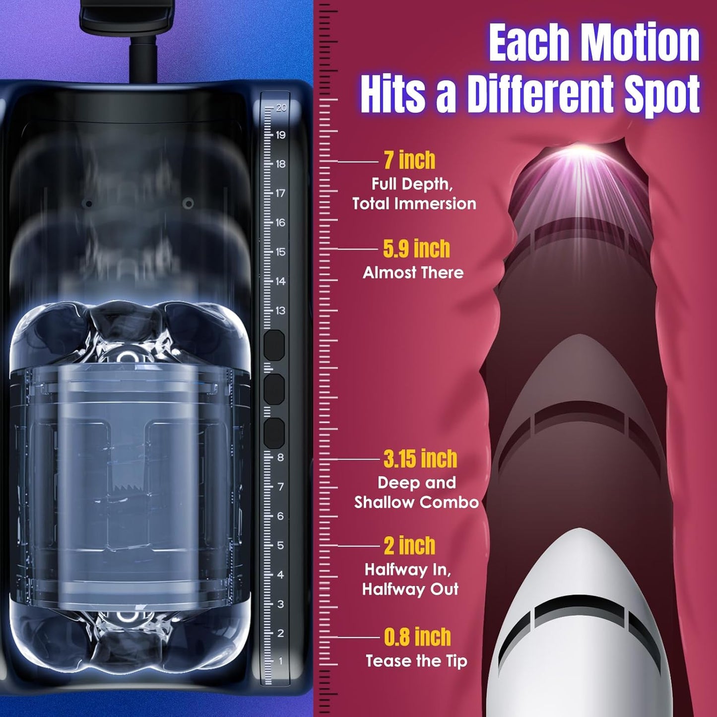 Automatic Quickshot Male Masturbator Cup