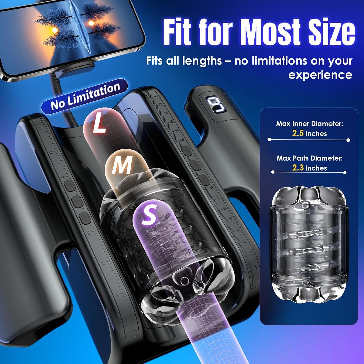 Automatic Quickshot Male Masturbator Cup