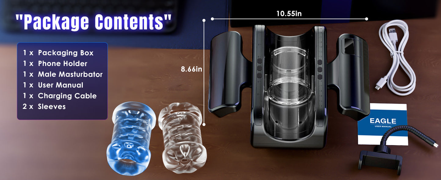 Automatic Quickshot Male Masturbator Cup