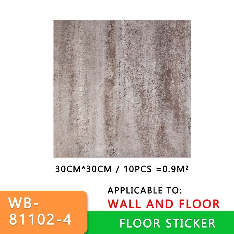 10pcs Marble Floor Sticker
